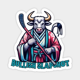 Ice hockey bull Magnet