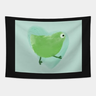 Green Easter Chicken Tapestry