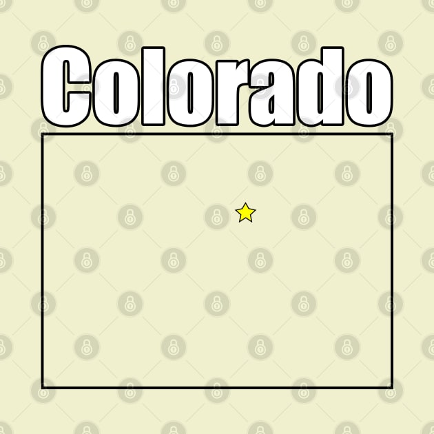 Minimalist Colorado by Patsi Nahmi Designs