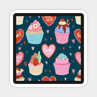 Cupcake valentine Magnet