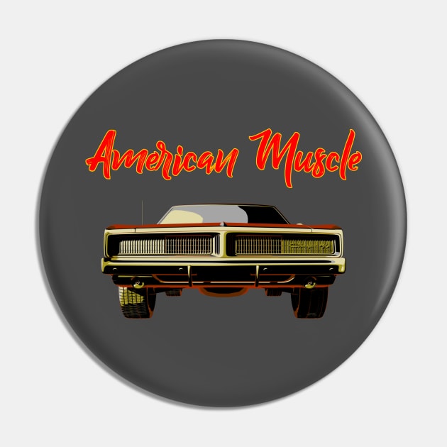 American Muscle Pin by FurryBallBunny