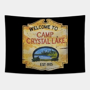 Welcom To Camp Crystal Lake Est 1935 Tapestry