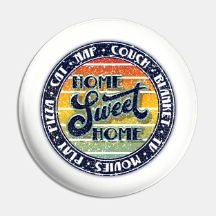 Retro Home Sweet Home Pin