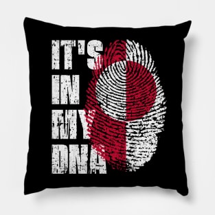 IT'S IN MY DNA Greenland Flag Boy Girl Gift Pillow