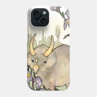 Endearing Triceratops Phone Case