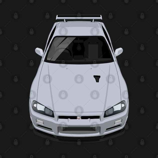 Skyline GTR V Spec R34 - Silver by jdmart