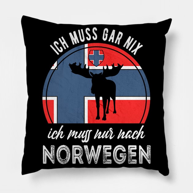 Please Do Not Disturb I Dream Of Norway Pillow by RegioMerch