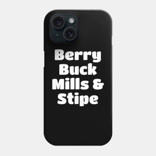 R.E.M. Band Member White Type Phone Case