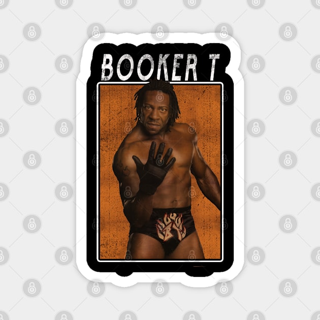 Vintage Wwe Booker T Magnet by The Gandol