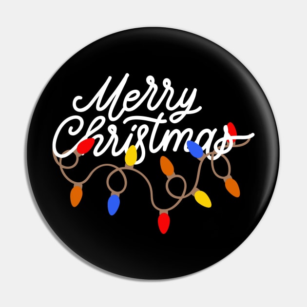 Merry Christmas Lights Pin by AngelFlame