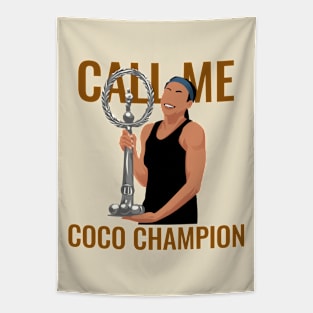 Coco Gauff - Call me coco champion Tapestry