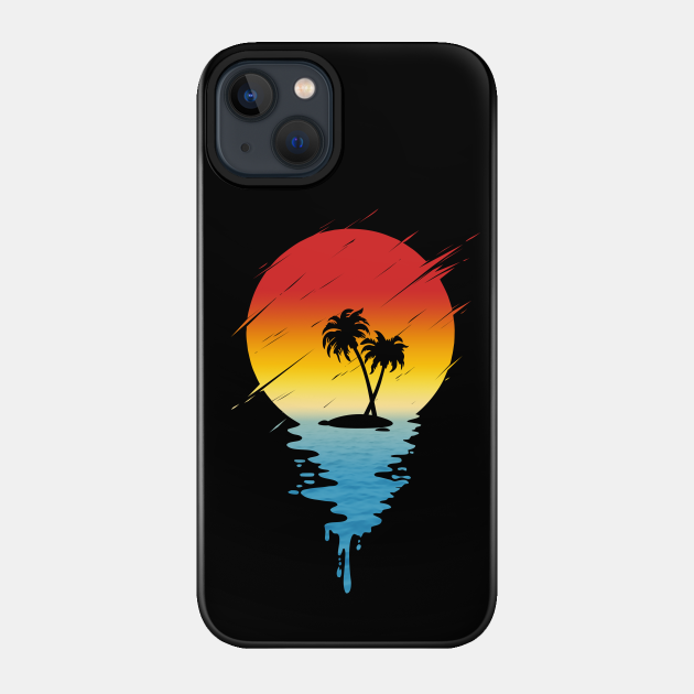 Melting Island - Beach - Phone Case