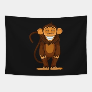 Happy Monkey Tapestry