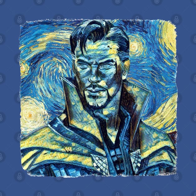 Dr Strange Van Gogh Style by todos