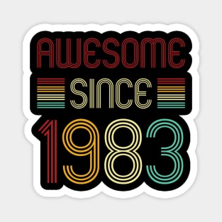 Vintage Awesome Since 1983 Magnet