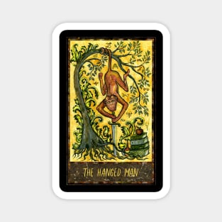 The Hanged Man. Magic Gate Tarot Card Design. Magnet