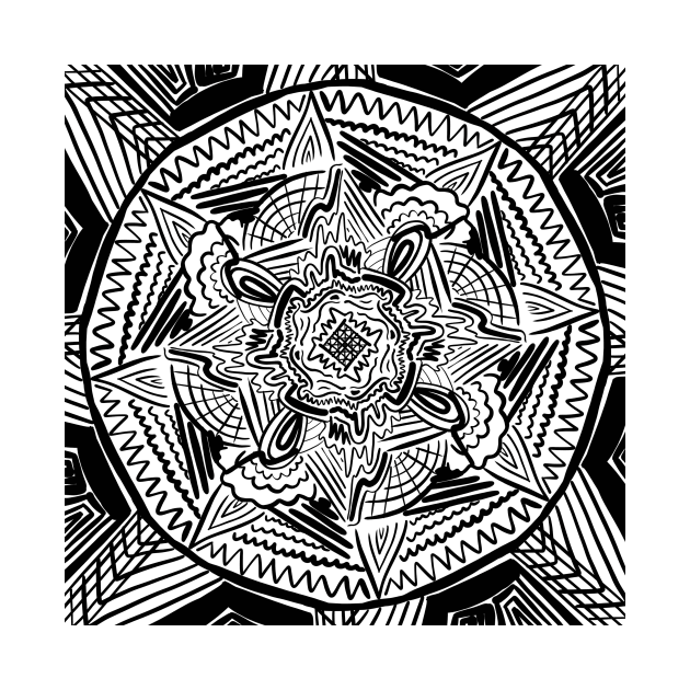 Messy Mandala by lizzyad