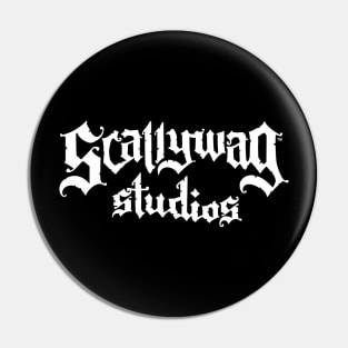 Scallywag Studios Logo (white) Pin