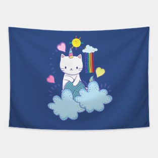 Caticorn with Yarn Tapestry