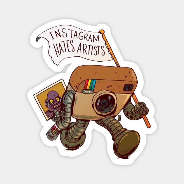 IG Hates Artists Magnet by Thomcat23