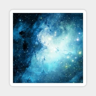 Colorful Universe Nebula Galaxy And Stars Magnet