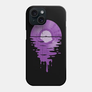 Cool Music Vinyl Record Vintage Retro Purple Phone Case