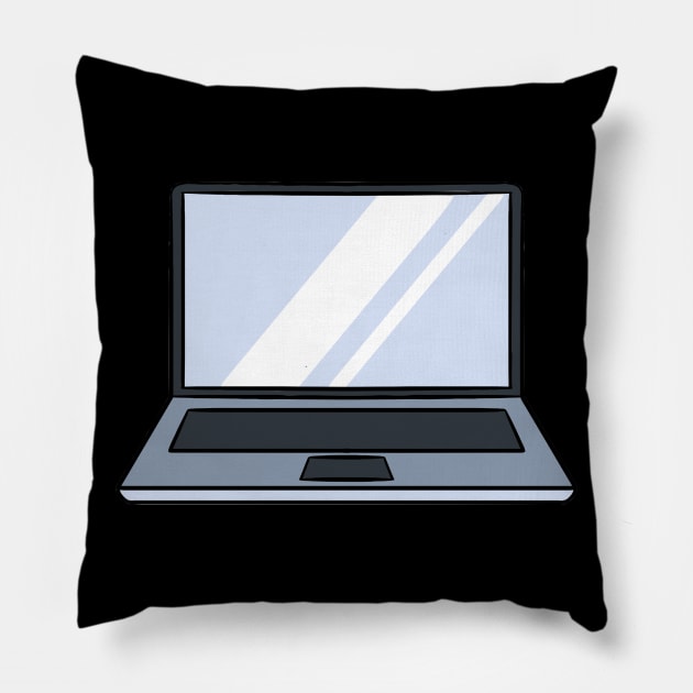 Laptop Computer Pillow by fromherotozero
