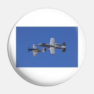 P-51 Mustang + A-10 Thunderbolt II Heritage Flight Pin