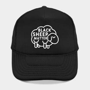 Black Sheep Matter: Sarcastic Dark Humor Design Hat
