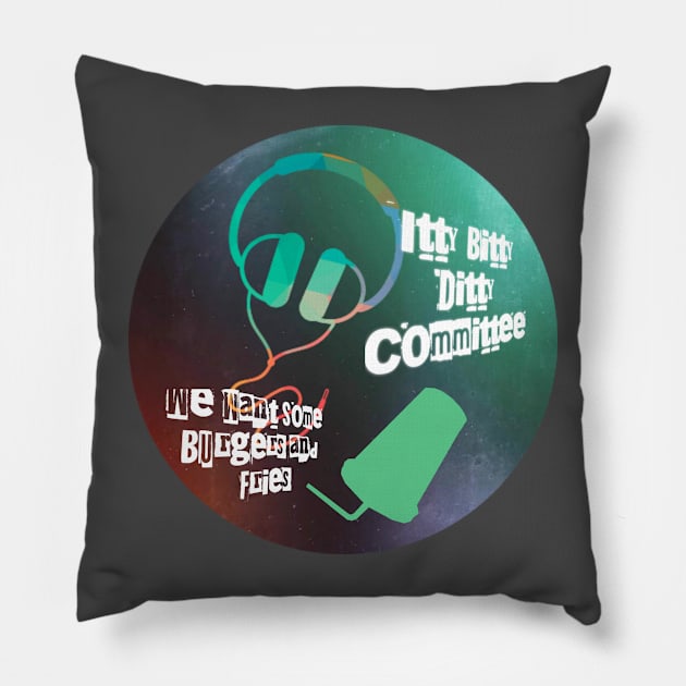 Itty Bitty Ditty Committee Pillow by Lellow Flingamos