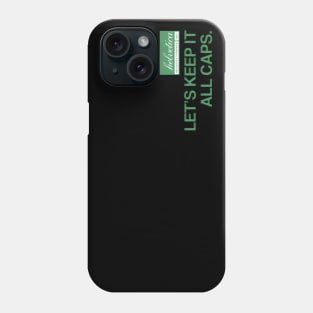 Helvetica Typeface Modern Font Design Phone Case