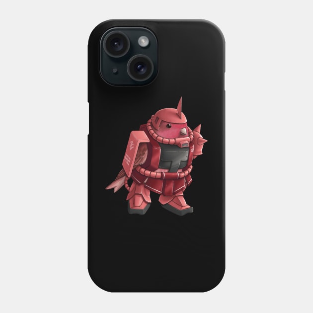 MS-06S Zaku II Gunbirb Phone Case by JadedSketch