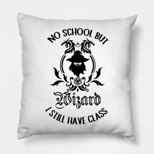 Wizard class rpg tabletop all summer break Pillow