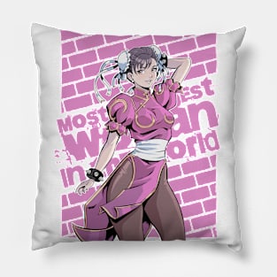 Chun Li Pink Pillow