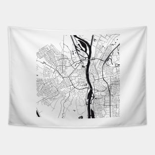 Maastricht Map City Map Poster Black and White, USA Gift Printable, Modern Map Decor for Office Home Living Room, Map Art, Map Gifts Tapestry