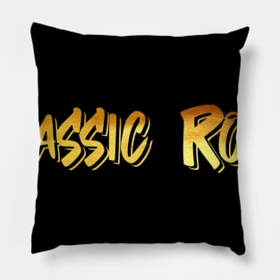 classic rock gold letter Pillow