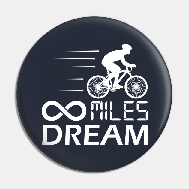 Cycling T Shirt Infinity Dream Bicycle Bike Pin by onalive