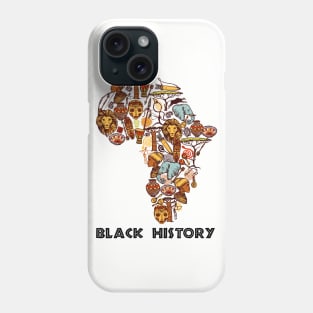 black history month african american Phone Case