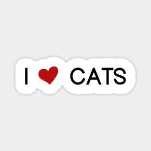 i love cats Magnet