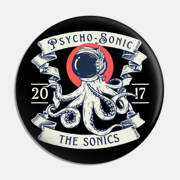 The Sonics - Psycho Sonics // Fan Art Designs Pin by Liamlefr