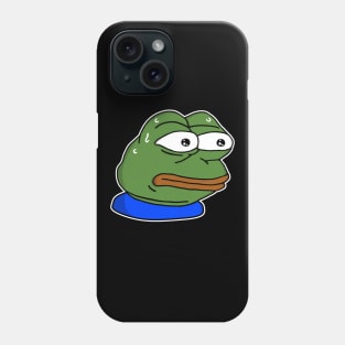 monkaS - White Outline Phone Case