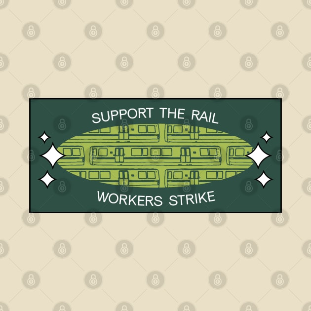 Support The Rail Workers Strike - RMT by Football from the Left