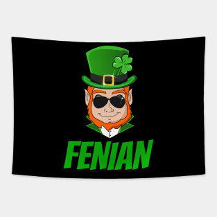 Funny Saint Patricks Day Fenian Leprechaun Tapestry