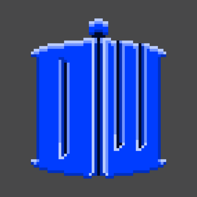 Doctor Who Logo Pixel Art by BiancaEmi