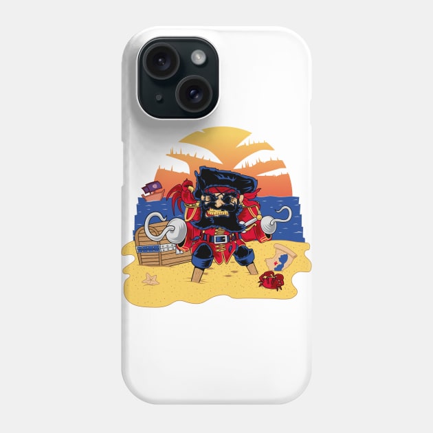 Lucky the Pirate Phone Case by nickv47