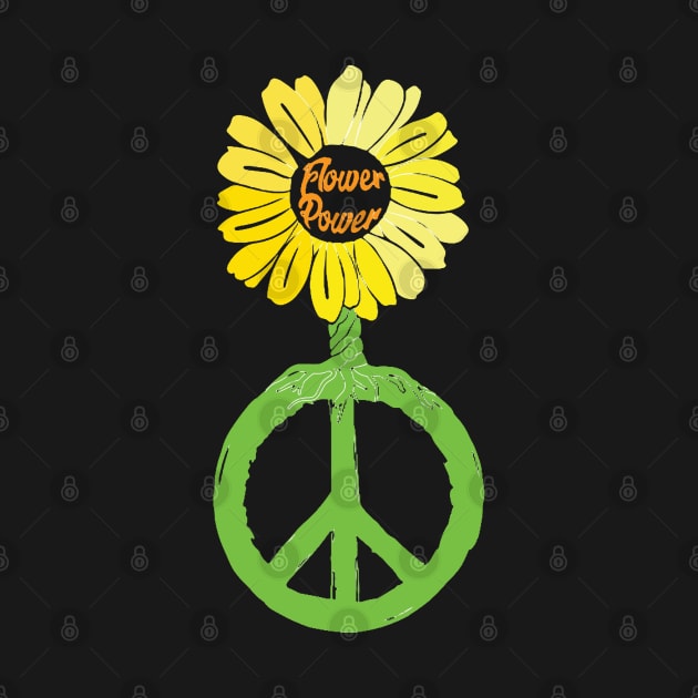 Hippie Flower Power Tree by PurpleSpiritZone