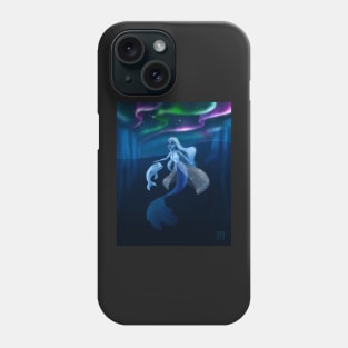 Aurora Arctic Mermaid Phone Case