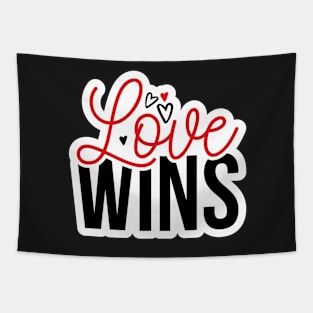 Valentine's Day Stickers - Love Wins Tapestry