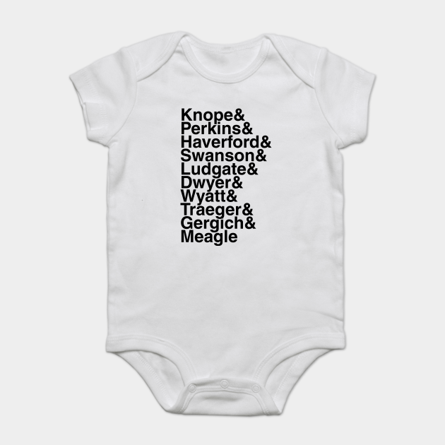 Parks And Rec Helvetica List Parks And Recreation Onesie Teepublic