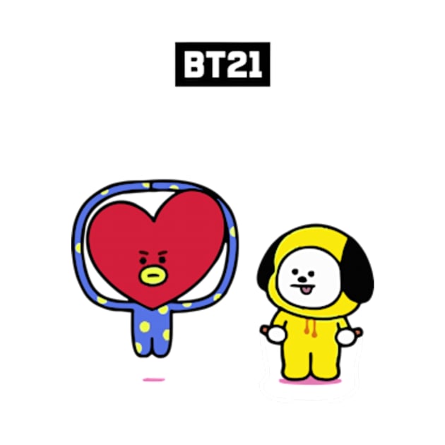 bt21 bts exclusive design 10 by Typography Dose